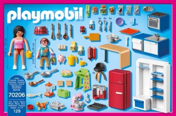 playmobil 70206 - Cocina Familiar