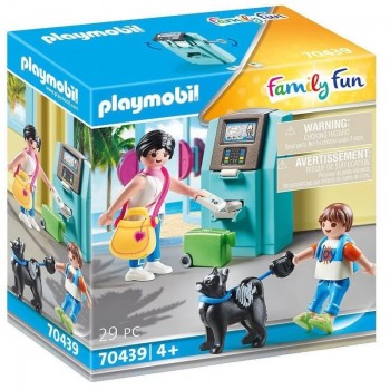 Playmobil 70439 Turistas con cajero