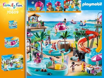 playmobil 70609 - Parque Acuático con Tobogán