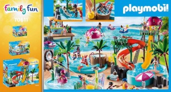 playmobil 70611 - Piscina de Niños con bañera hidromasaje