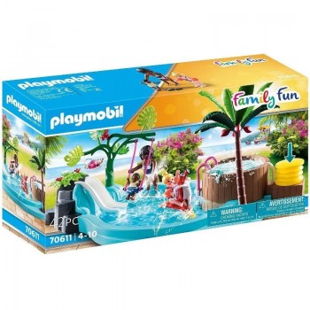 Playmobil 70611 Piscina de Niños con bañera hidromasaje