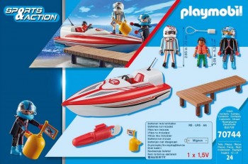 playmobil 70744 - Lancha con Motor Submarino