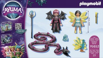 playmobil 70803 - Crystal Fairy y Bat Fairy con animales