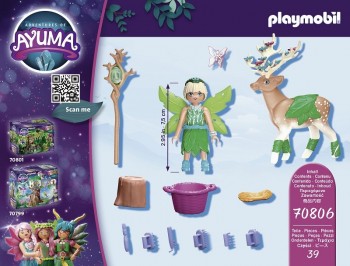 playmobil 70806 - Forest Fairy con animal del alma