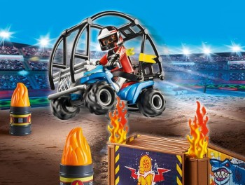 playmobil 70820 - Stunt Show Quad con Rampa de Fuego