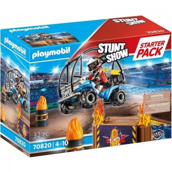 Playmobil 70820 Stunt Show Quad con Rampa de Fuego