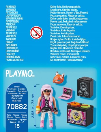 playmobil 70882 - DJ con mesa de mezclas