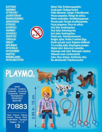 playmobil 70883 - Cuidadora de Perros