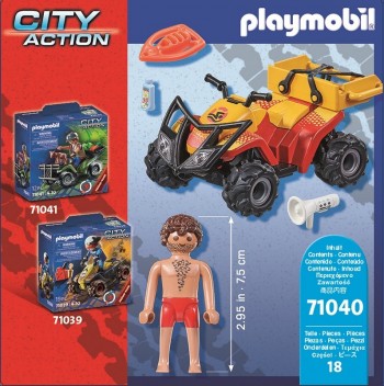 playmobil 71040 - Quad de Rescate