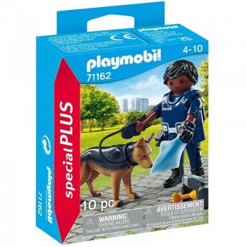 Playmobil 71162 Policía con Perro