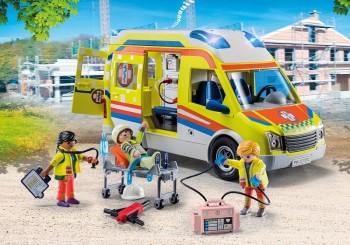 playmobil 71202 - Ambulancia con luz y sonido