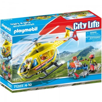 Playmobil 71203 Helicóptero de Rescate