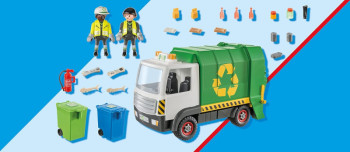 Ampliar imagen de 71234 - Camión de reciclaje playmobil 71234 - Camión de reciclaje