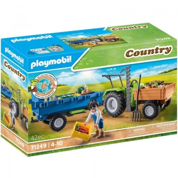Playmobil 71249 Tractor con Remolque