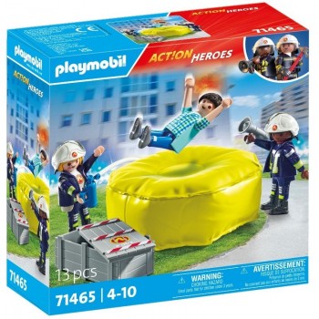 Playmobil 71465 Bomberos con colchoneta