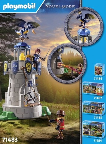 playmobil 71483 - Torre de Caballeros con herrero y dragón