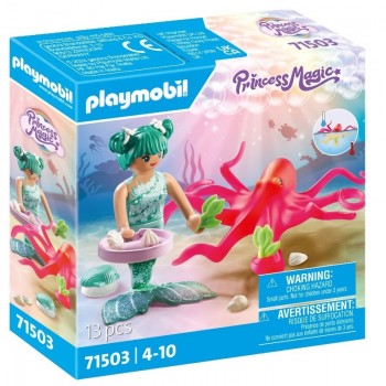 Playmobil 71503 Sirena con pulpo que cambia de color
