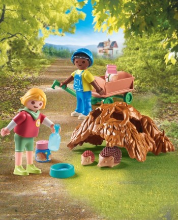 playmobil 71512 - Cuidados de la familia de erizos