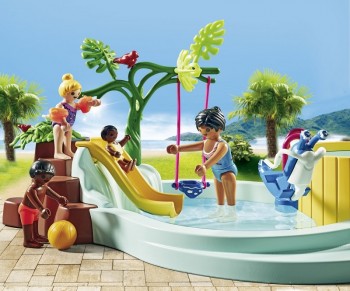 playmobil 71529 - Piscina infantil con jacuzzi