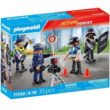 Playmobil 71730 Set de figuras de policía