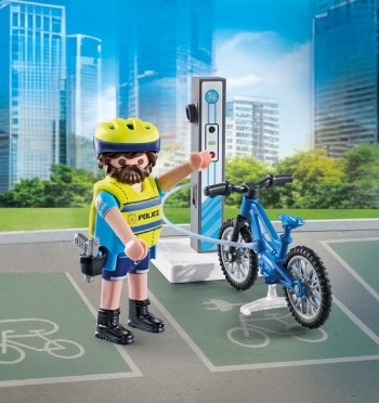 Ampliar imagen de 71732 - Patrulla en bicicleta playmobil 71732 - Patrulla en bicicleta