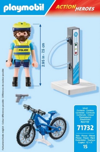 playmobil 71732 - Patrulla en bicicleta