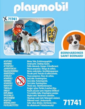 playmobil 71741 - Senderista con San Bernardo