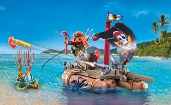 playmobil 71794 - Bote pirata con tesoro (Balsa pirata)