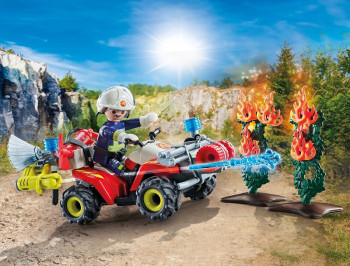 Ampliar imagen de 71825 - Quad de bomberos playmobil 71825 - Quad de bomberos