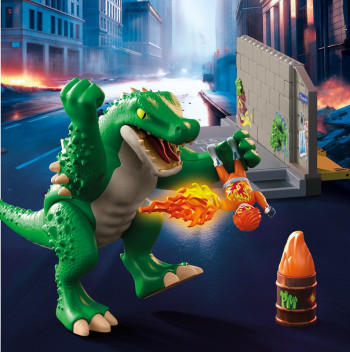 playmobil 71831 - Héroe batalla contra el lagarto gigante Playmobil Heróes