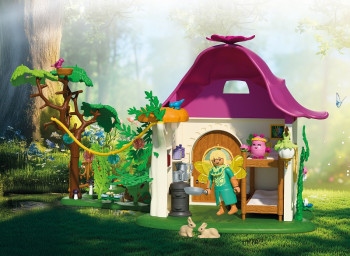 Ampliar imagen de 71838 - Casa de hadas con unicornio dorado playmobil 71838 - Casa de hadas con unicornio dorado