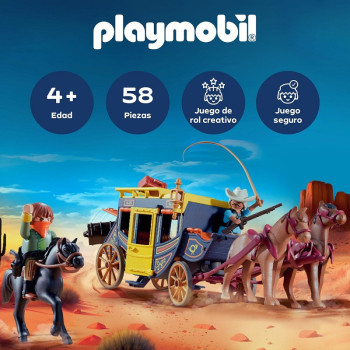 playmobil 71862 - Playmobil Diligencia del Salvaje Oeste