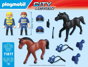playmobil 71877 - Escuadrón policial a caballo Playmobil City Action