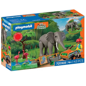 Playmobil 72068 Elefante con cuidador