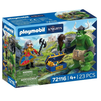 Playmobil 72116 Troll con tesoro del caballero del León