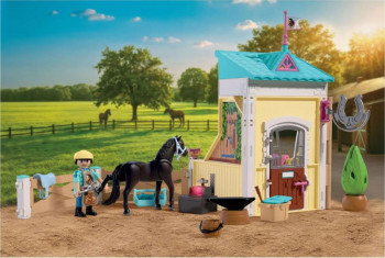 playmobil 72131 - Pequeño establo con herrador