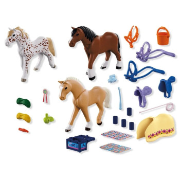 playmobil 72133 - Tres caballos de colección