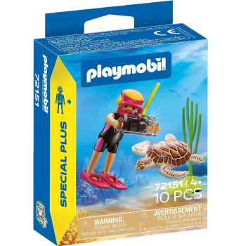 Playmobil 72151 Buceadora con tortuga