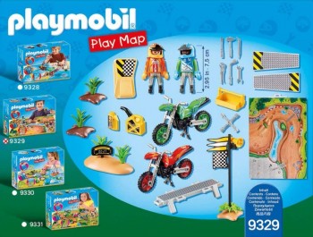playmobil 9329 - Play Map Motocross