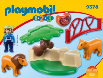 playmobil 9378 - 1.2.3 Recinto Leones