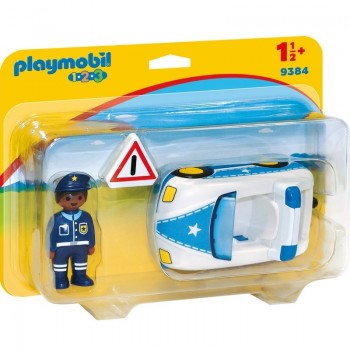 Playmobil 9384 1.2.3 Coche de Policía