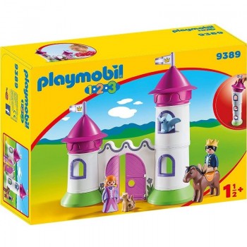 Playmobil 9389 1.2.3 Castillo con torre apilable