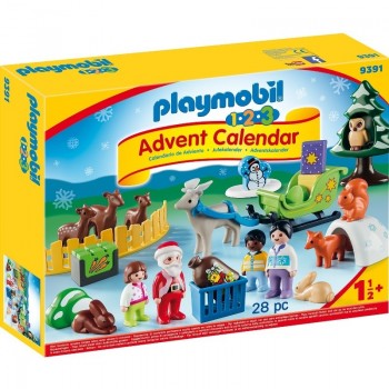 Playmobil 9391 Calendario de Adviento 1.2.3 Navidad en el bosque