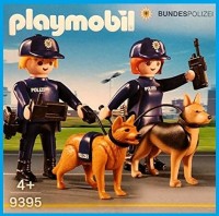 Playmobil 9395 Policia federal agentes con perros