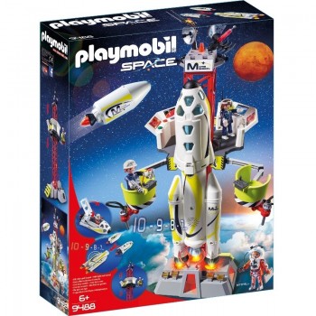 Playmobil 9488 Cohete con Plataforma de Lanzamiento
