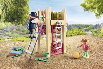 playmobil 71475 - Starter Pack Carpintera con torre de juegos
