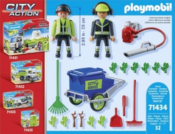 playmobil 71434 - Equipo de limpieza urbana