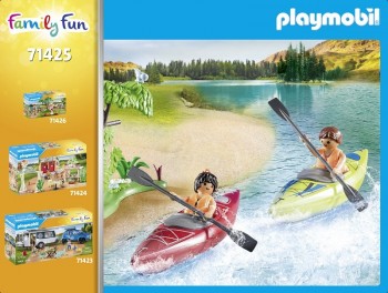 playmobil 71425 - Camping con hoguera