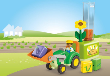 playmobil 71773 - JUNIOR Tractor con sembradora de carga Playmobil