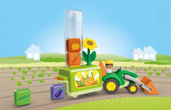 playmobil 71773 - JUNIOR Tractor con sembradora de carga Playmobil